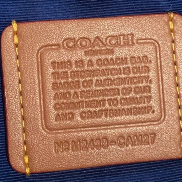 Coach navy blue small bag - Picture 9 of 9